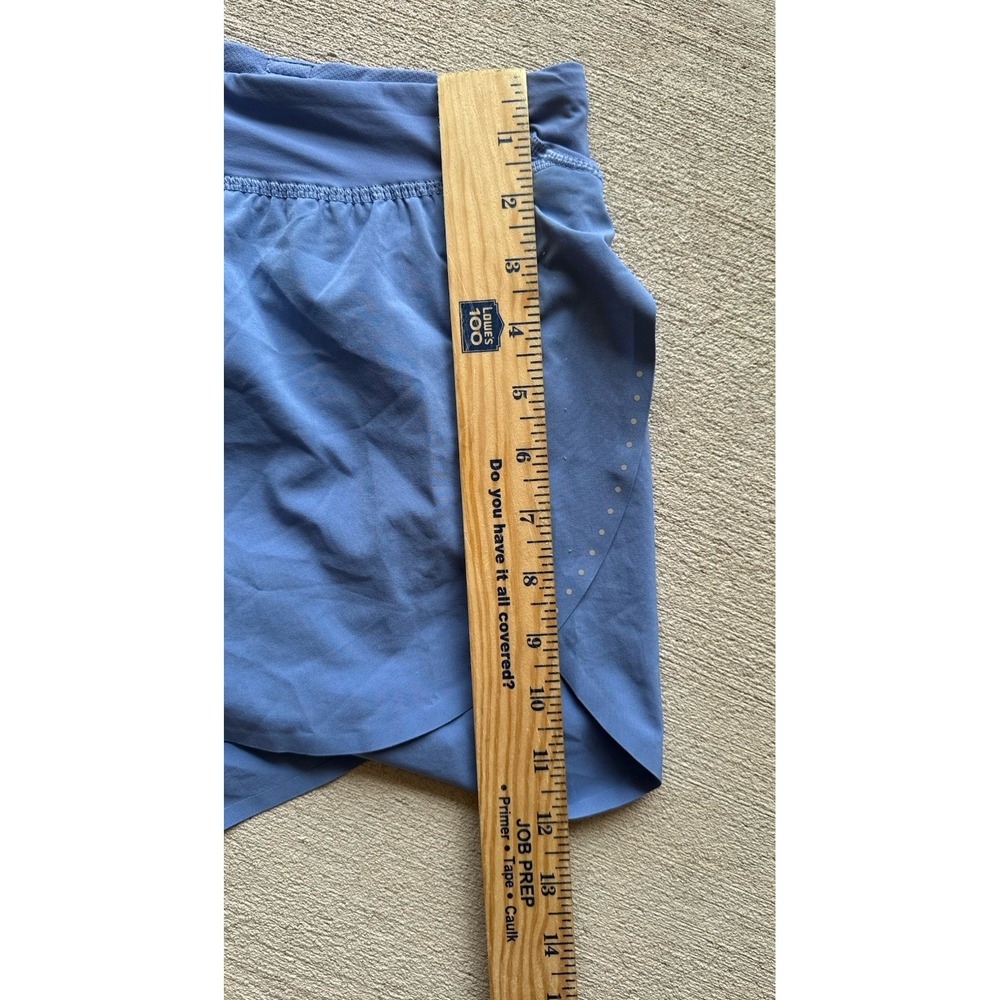 Lululemon Find Your Pace Shorts Periwinkle Blue High Rise Smocked Running Small - Picture 7 of 8